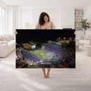 Duke University Blue Devils Football Print Canvas - Durham