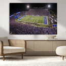 University of Kansas Jayhawks Football Team Print - Lawrence by MyGreatCanvas | Canvas Wall Art Prints | Photo Prints & Wall Decor