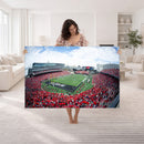 Cincinnati Bearcats Football Team Print - Nippert Stadium Wall Art Canvas Print