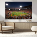 Clemson University Tigers Art Print, Football Team Print -