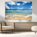 Sea View From the Beach Canvas Print
