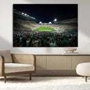 Framed Michigan State Spartans Football Team Print - East