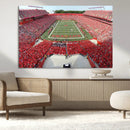 Rutgers Scarlet Knights Football Team Print - Piscataway SHI by MyGreatCanvas | Canvas Wall Art Prints | Photo Prints & Wall Decor