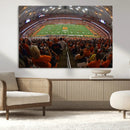 Syracuse University Orange Football Canvas Print, Football