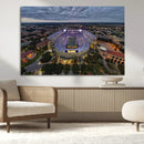 The Louisiana State University Tigers Football Team Print -