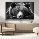 Resting Grizzly 399 Bear Canvas Print | Ready to Hang Wall