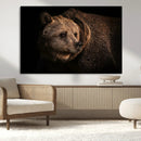Wild Grizzly 399 Bear Canvas Wall Art Print, Bear Animal by MyGreatCanvas | Canvas Wall Art Prints | Photo Prints & Wall Decor