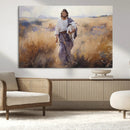 Jesus the Good Shepherd Wall Art Canvas Print - Lost Lamb