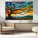 Mosaic Tree Wall Art | Ready to Hang Stained Glass Style