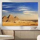 Majestic Ancient Wonders Wall Art Canvas Print – Golden by MyGreatCanvas | Canvas Wall Art Prints | Photo Prints & Wall Decor
