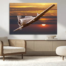 Old War Plane Wall Art Canvas Print by MyGreatCanvas | Canvas Wall Art Prints | Photo Prints & Wall Decor