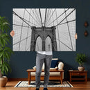 Large Brooklyn Bridge Wall Art Canvas Print