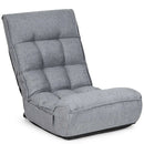 4-Position Adjustable Floor Chair Folding Lazy Sofa by LJGDeals