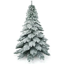 7.5 Feet Snow Flocked Artificial Christmas Tree by LJGDeals