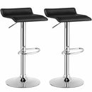 Set of 2 Adjustable PU Leather Backless Bar Stools by LJGDeals