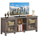 TV Stand Entertainment Center for TVs up to 65 Inch with Storage Cabinets by LJGDeals