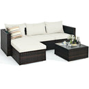 5 Pieces Patio Rattan by LJGDeals