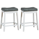 Set of 2 24-Inch Height Backless Counter Stool with Footrest by LJGDeals