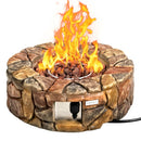 28 Inch Propane Gas Fire Pit by LJGDeals