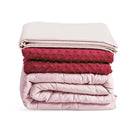 3 Piece 7lbs Heavy Weighted Blanket-Pink by LJGDeals
