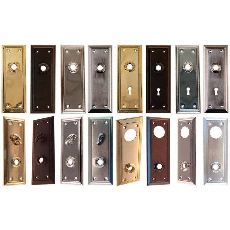 Door Trim Plate with Detailed Edge