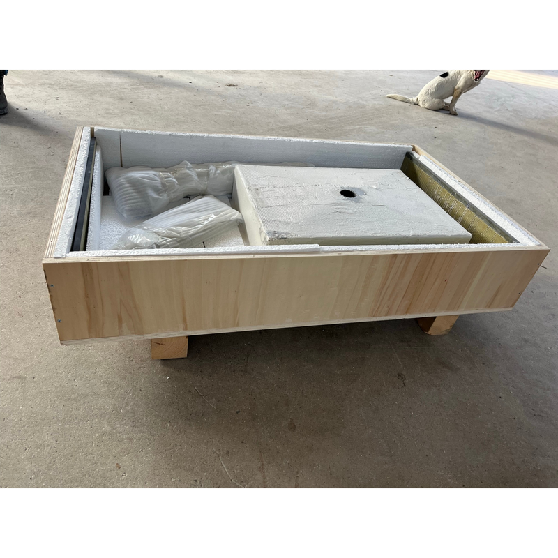 Nero Marquina Black Marble Look Engineered Porcelain Bathroom Sink - Hand-Crafted, photo 11 of 13