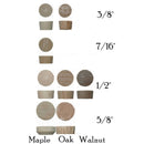 Wood Plugs, End Grain Tapered Flat Top (Pack of 12)