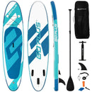 10 Feet Inflatable Stand Up Paddle Board 6 Inch Thick with Accessory Pack by LJGDeals