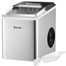 Stainless Steel 26 lbs/24 H Self-Clean Countertop Ice Maker Machine by LJGDeals