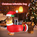 5 Feet Inflatable Christmas Dog with LED Lights by LJGDeals
