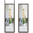 Full Length Metal Door Mirror with Adjustable Hook by LJGDeals
