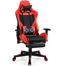 PU Leather Gaming Chair with USB Massage by LJGDeals