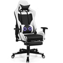 PU Leather Gaming Chair with USB Massage by LJGDeals