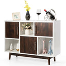 Wood Display Sideboard Storage Cabinet with Storage Compartments by LJGDeals