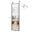 Full Length Metal Door Mirror with Adjustable Hook by LJGDeals