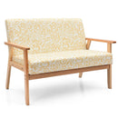 Modern Fabric Loveseat Sofa Couch Upholstered 2-Seat Armchair by LJGDeals