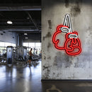 Knockout Gloves Metal Neon Wall Art- LN0071