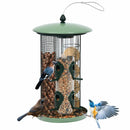 3-in-1 Metal Hanging Wild Bird Feeder with 4 Feeding Ports and Perches by LJGDeals