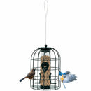 Squirrel-proof Caged Tube Wild Bird Feeder Outdoor Metal Seed Guard Deterrent by LJGDeals
