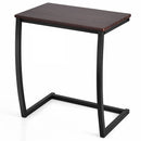 Steel Frame C-shaped Sofa Side End Table-Coffee by LJGDeals