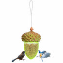 Metal Acorn Wild Bird Feeder Outdoor Hanging Food Dispenser for Garden Yard-Brown by LJGDeals