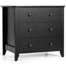 3 Drawer Dresser Chest of Drawers Bedside Table-White by DirectDeals