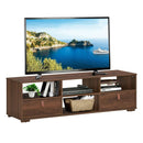 TV Stand Entertainment Media Center Console for TV's up to 60 Inch with Drawers Walnut by LJGDeals