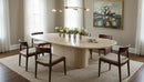 Flow Travertine Dining Table by Marmony Concept