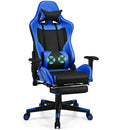 PU Leather Gaming Chair with USB Massage by LJGDeals