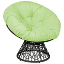 Rattan Papasan Chair Ergonomic 360-degree Swivel Soft Cushion Garden by LJGDeals