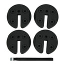 Set of 4 Canopy Weights 20lbs Weight Plate Kit with No-Pinch Design by LJGDeals