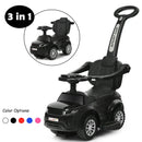 3 In 1 Ride on Push Car Toddler Stroller Sliding Car with Music-Blue by LJGDeals