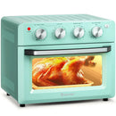 19 Qt Dehydrate Convection Air Fryer Toaster Oven with 5 Accessories-Green by DirectDeals