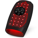 Lunix LX33 Hand Massager with Red Light Therapy, Carpal Tunnel & Wrist Pain Relief Device, Charcoal Black